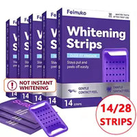 Tiras Blanqueadoras Dentales Gel Violeta – 14 usos