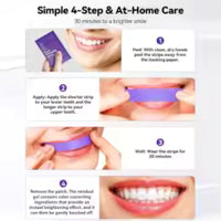 Tiras Blanqueadoras Dentales Gel Violeta – 14 usos