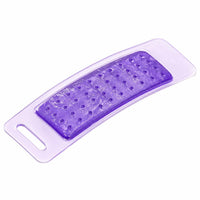 Detalle del gel violeta de la tira